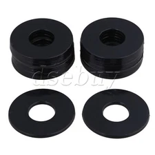 10x 12.5mm Hole Guitar Pickup Selector Plate for Electronic Guitar Black