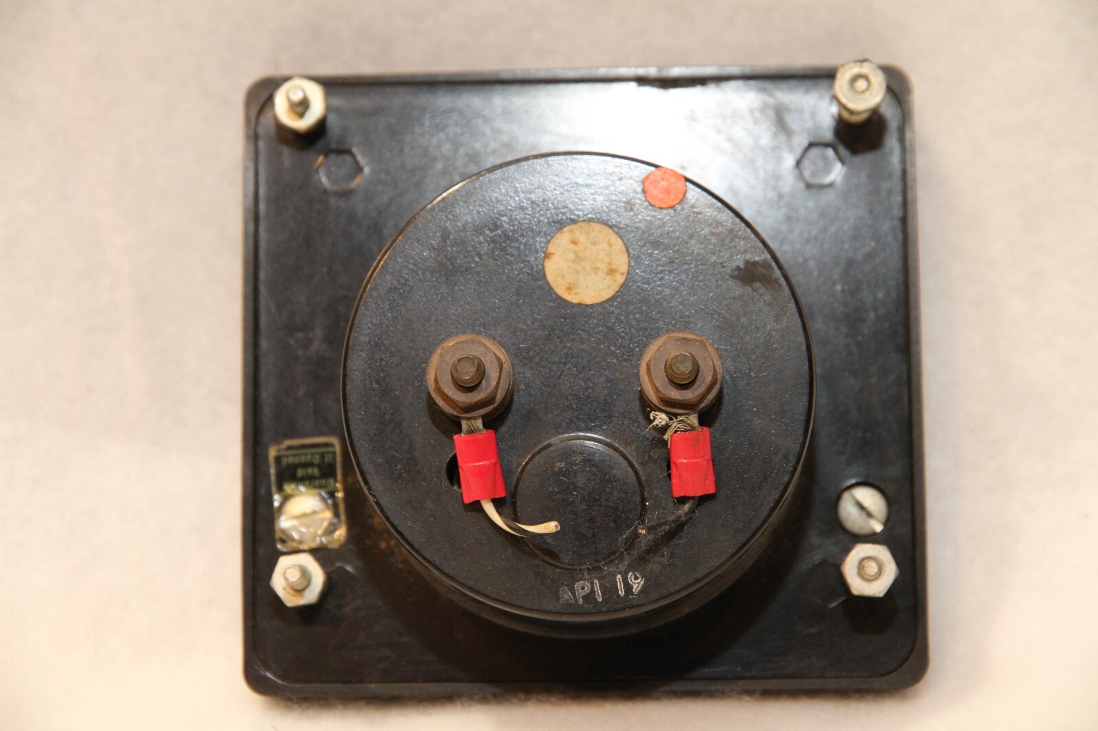 Vintage Veeco Vacuum Electronics Corp Pressure mm Hg Panel Meter