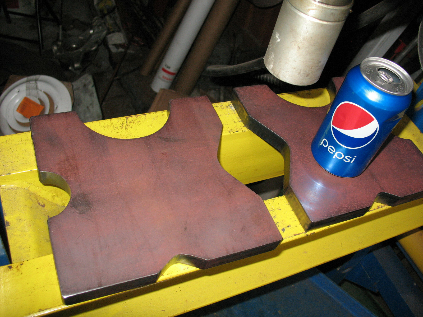 2030 Ton STEEL Shop PRESS BED ARBOR PLATES HFrame 4 notch 8 x 8 XBar