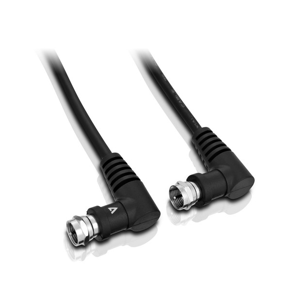 Coax Cable 90 Degree 3m Black 100pct Copper Conductor for sale online