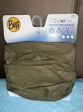 Men’s Adult Multifunctional Headwear Buff Coolnet UVFPS50 UltralightWickingGreen
