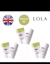3x LOLA Natural Deodorant Stick Vegan Vanilla 75g for Men & Women  No Aluminum