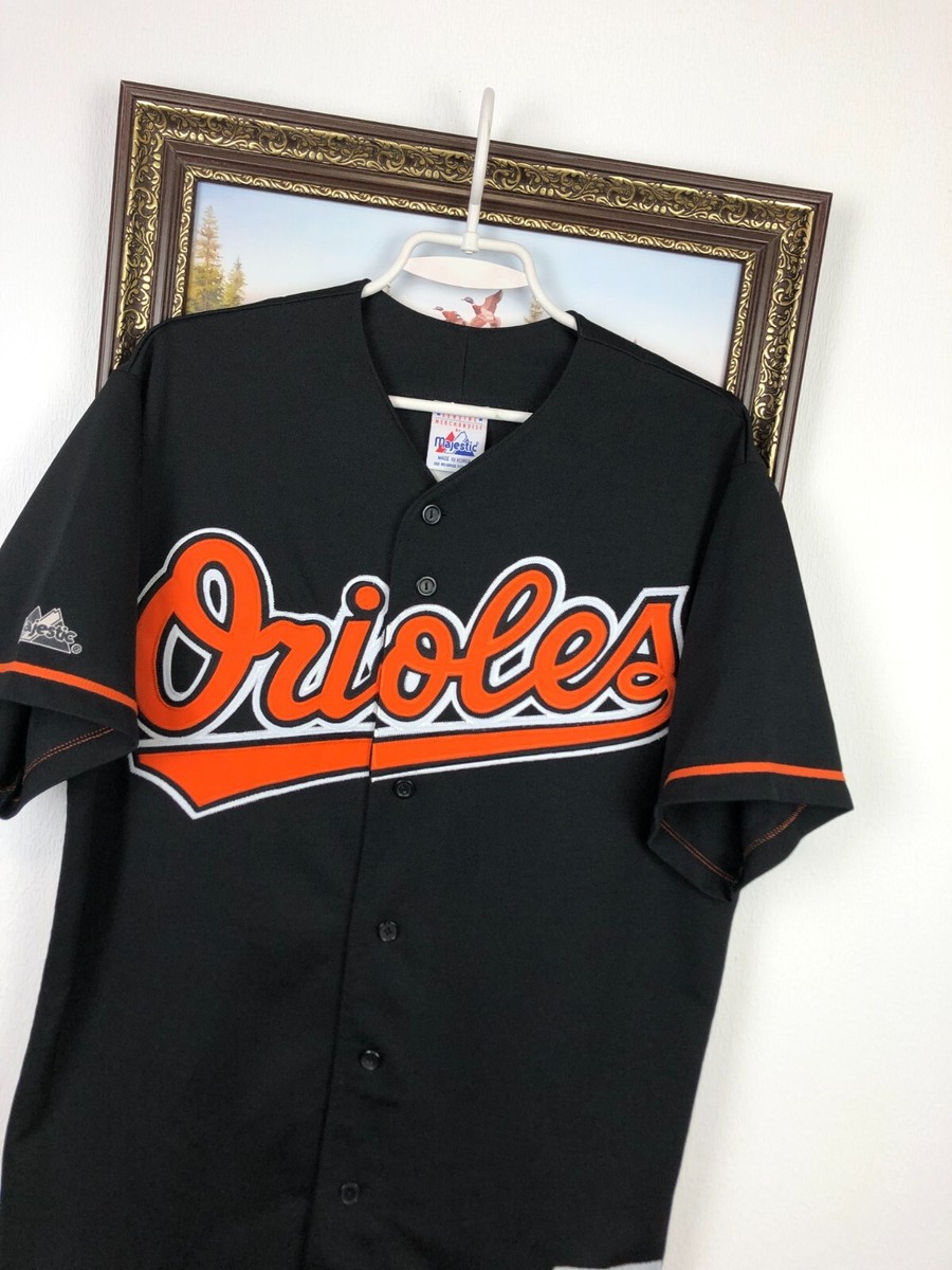 Vintage 90's Majestic Baltimore Orioles Jersey Button Down MLB