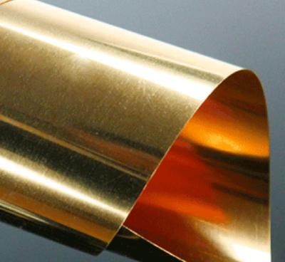 US Stock 0.4 ±10% x 100 x 200mm C17200 Beryllium Bronze Thin Sheet Foil Plate