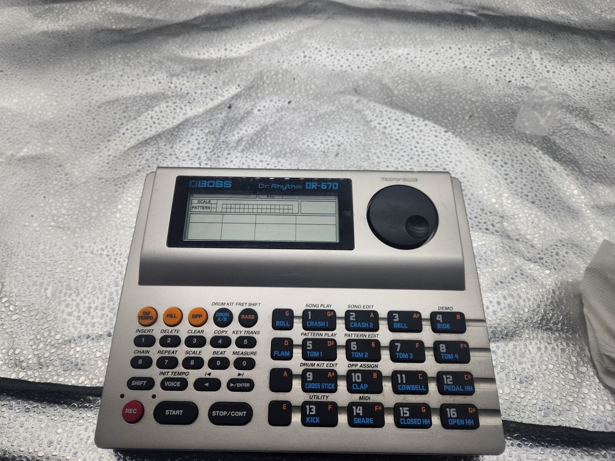 BOSS DR-670 ドラムマシン BOSS DR-670 Dr.Rhythm Electronic Drums Very Good | eBay
