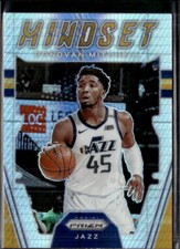 2021-22 Panini Prizm #11 Donovan Mitchell Mindset Prizms Hyper Utah Jazz