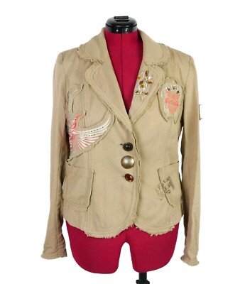AIRFIELD Jacke Sunset Blazer Casual Linen Premium Design Beige w.NEU