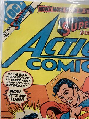 DC ACTION COMICS - OCT 1981 No. 524 - SUPERMAN -CLARK KENT