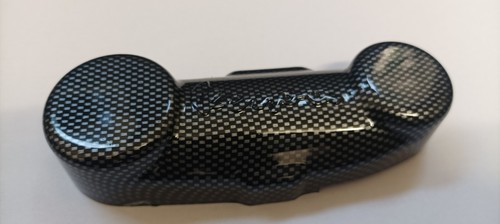 Autocollant Ovale 'UK' Effet Fibre De Carbone 100 Mm - Gel Dôme Brillant - Décoration Voiture, Fourgon