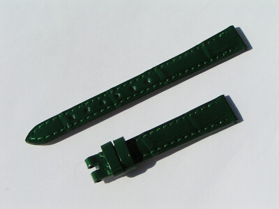 Chopard 12mm B0202 0433 Armband Leder grün green 60/95 12/10 I393