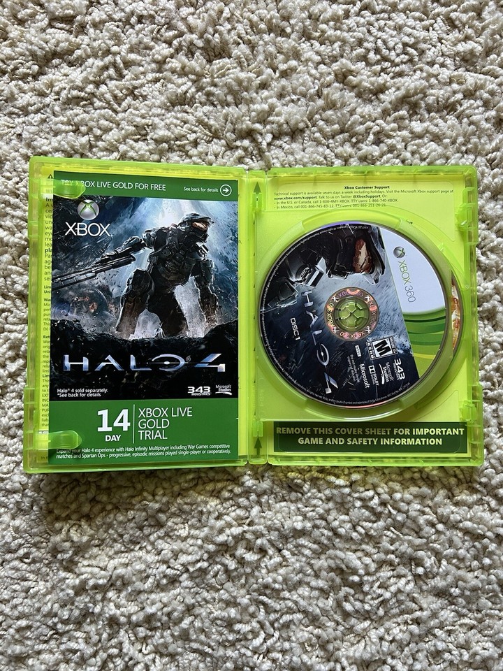 Xbox and 360 Games Halo Lot Halo, Halo 2, Halo Reach, Halo 4 Tested eBay
