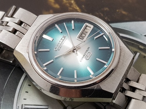 RARE CITIZEN COSMOTRON GREEN DIAL 
