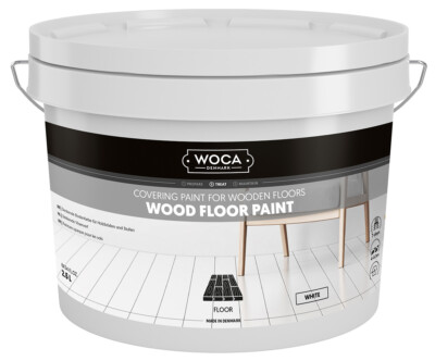 WOCA Bodenfarbe Floor Paint, Holz, Fußboden *Weiß* 2,5 Liter (29,98  /L)