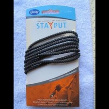 2005 8 Goody High Performance Stayput Hair Bands Slideproof Elastics Secure Hold