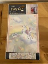 Village Easy Ups Growth Chart Self-Adhesive Unicorn pastels
