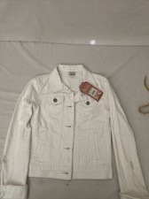 Mudd White Jean Jacket Juniors Women’s Size Small