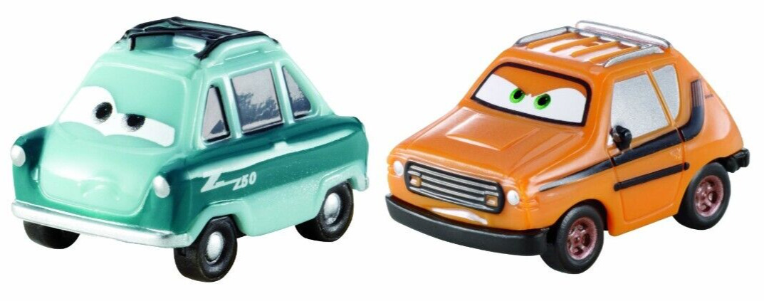 Disney Pixar Cars Micro Drifters 2-Pack: Professor Z Disney Pixar Cars Micro Drifters 2-Pack: Professor Z