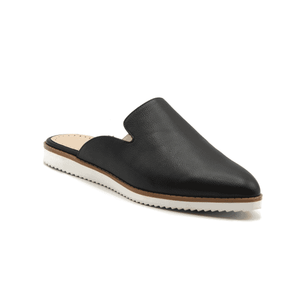 mules black flat