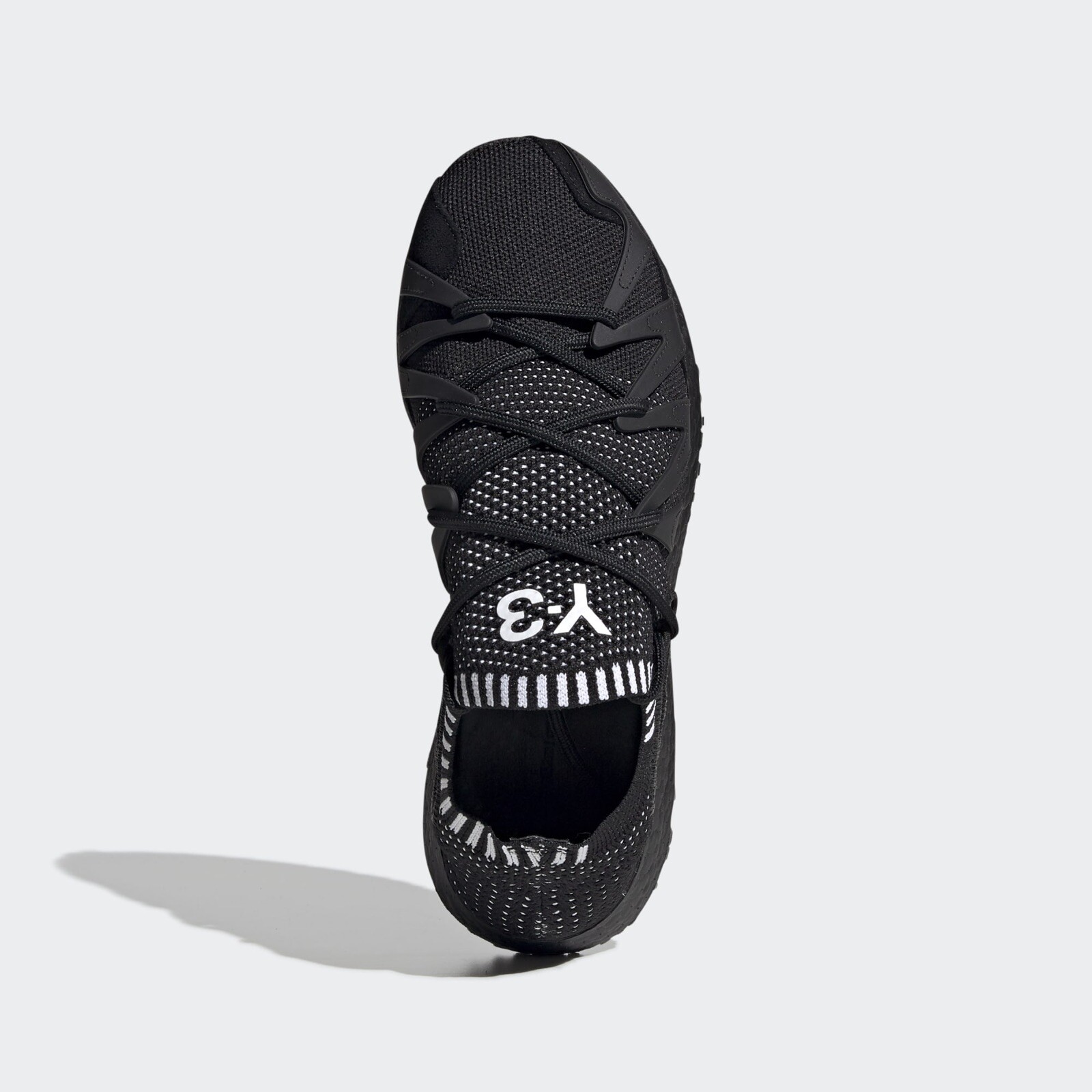 Y-3 Adidas Raito Racer Boost Primeknit EF2562 Black Sneakers Yohji Yamamoto 8.5 image 2