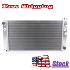 3Row Aluminum  Radiator For 1982-1991 Chevy GMC C1500 C2500 K1500 6.2L Diesel