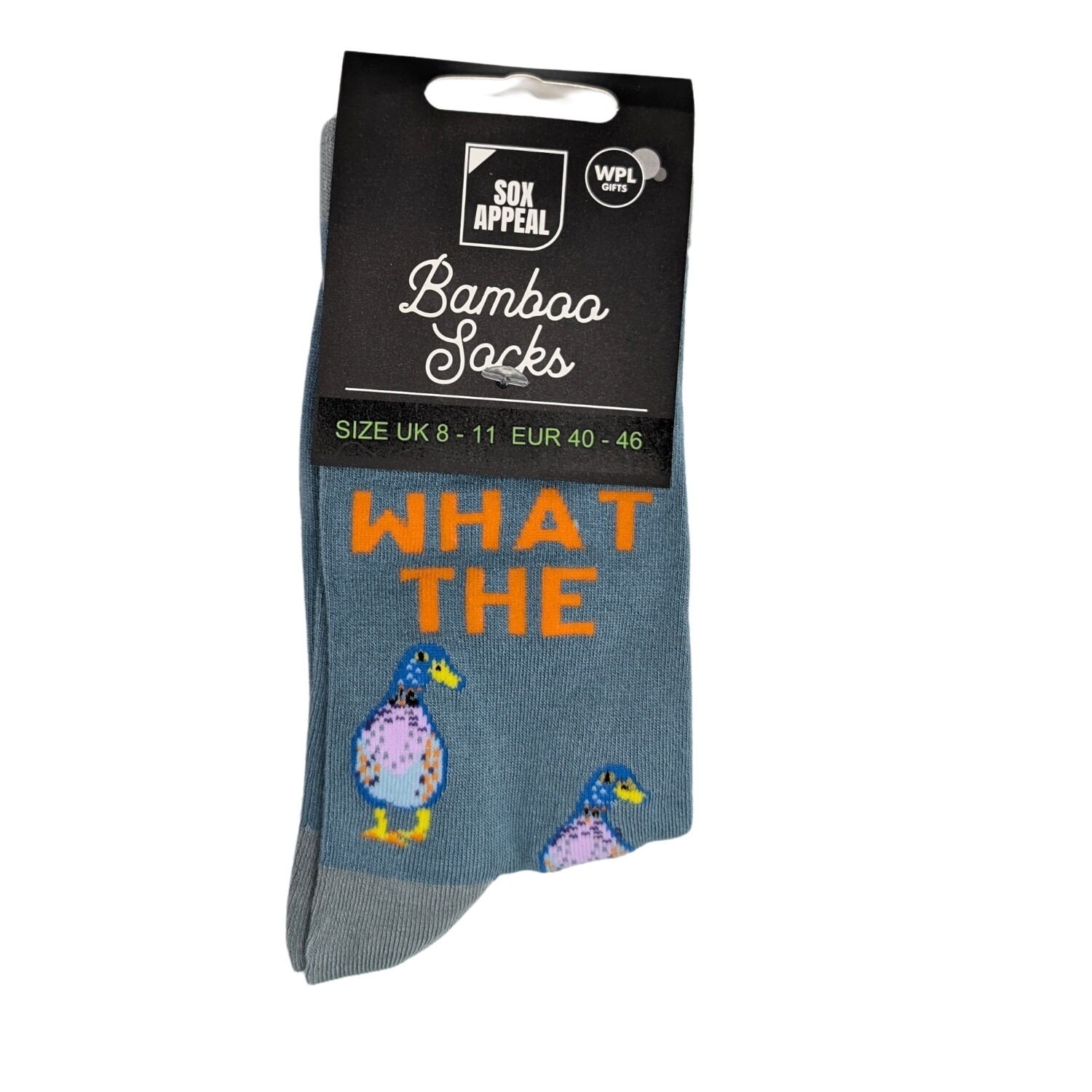 What The Duck Socks For Him UK 8-11 Bamboo Socks Novelty Gift Idea