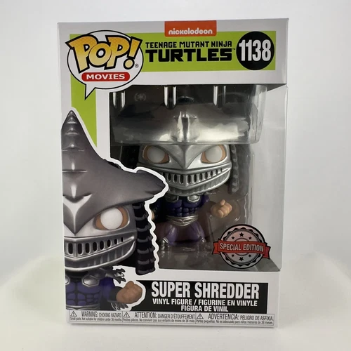TMNT 2 Funko Pop! Super Shredder #1138 (Metallic) *DAMAGED BOX*