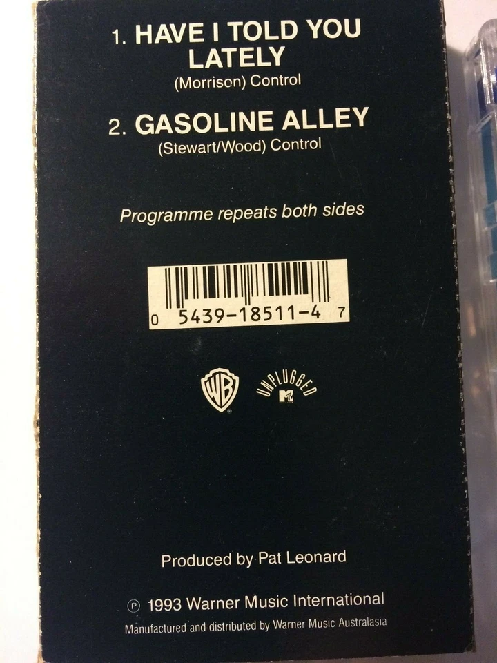 ROD STEWART RARE Australian HAVE I TOLD YOU LATELY Card Sleeve Cassette Single - Image 2 of 2