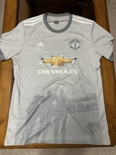 Manchester United 2017 2018 Third Football Shirt Jersey Adidas AZ7565 Size M Men