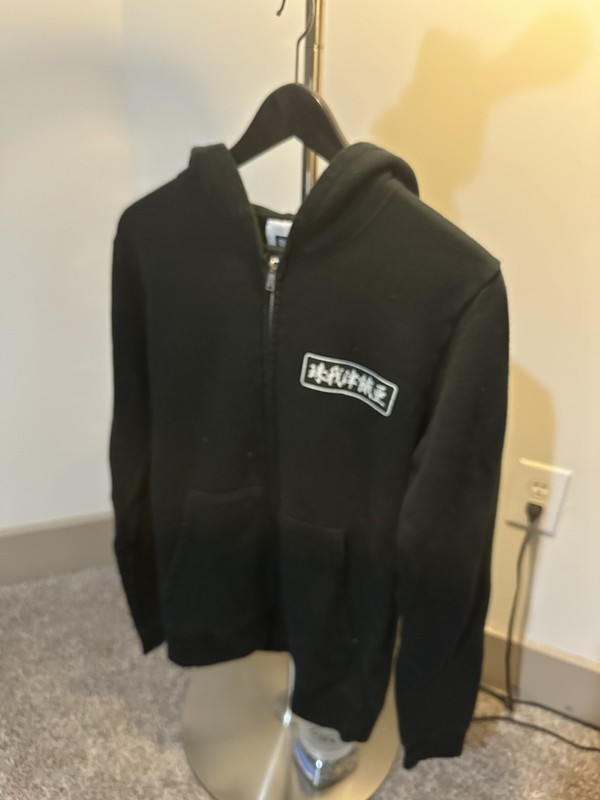 Used Swagger Zip Up Hoodie Black Medium Rare Vintage Made In Japan Kanji 珠我律餓亜