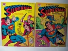 2 Vintage Golden SUPERMAN Coloring Books 1980 UNUSED DC Comics New Condition