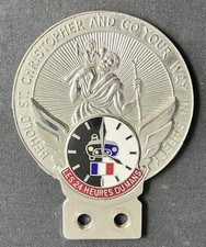 LA MAN LES 24 HEURES DU MANS MOTORSPORT RENNSTRECKE OLDTIMER EMAILLE AUTO ABZEICHEN