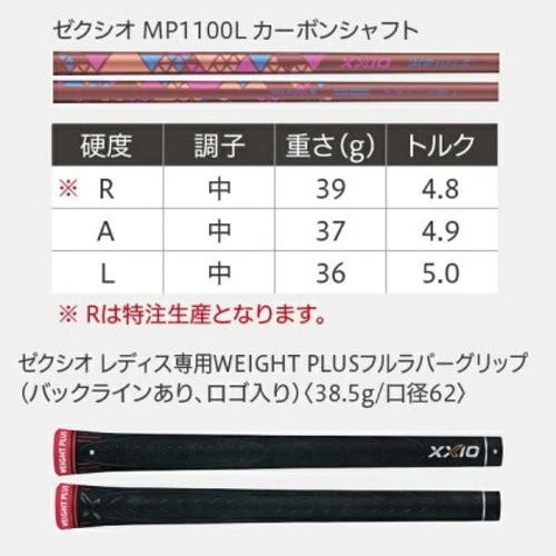 Ladies Dunlop XXIO 11 5-Iron 24° Single Iron A-Flex MP1100L Graphite Women - Image 3 of 4