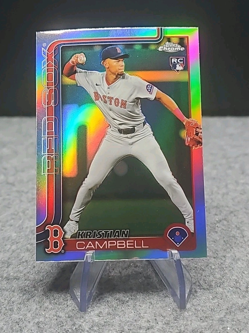 2025 Topps Chrome - Kristian Campbell #171 Topps Refractor (RC)