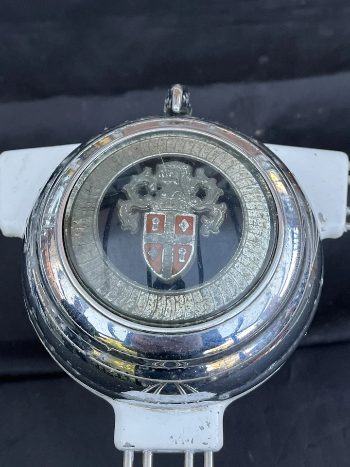 AUSTIN A40 SOMERSET VOLANTE BLANCO + INDICADOR HORNPUSH BOSS VER FOTOS - Imagen 2 de 4