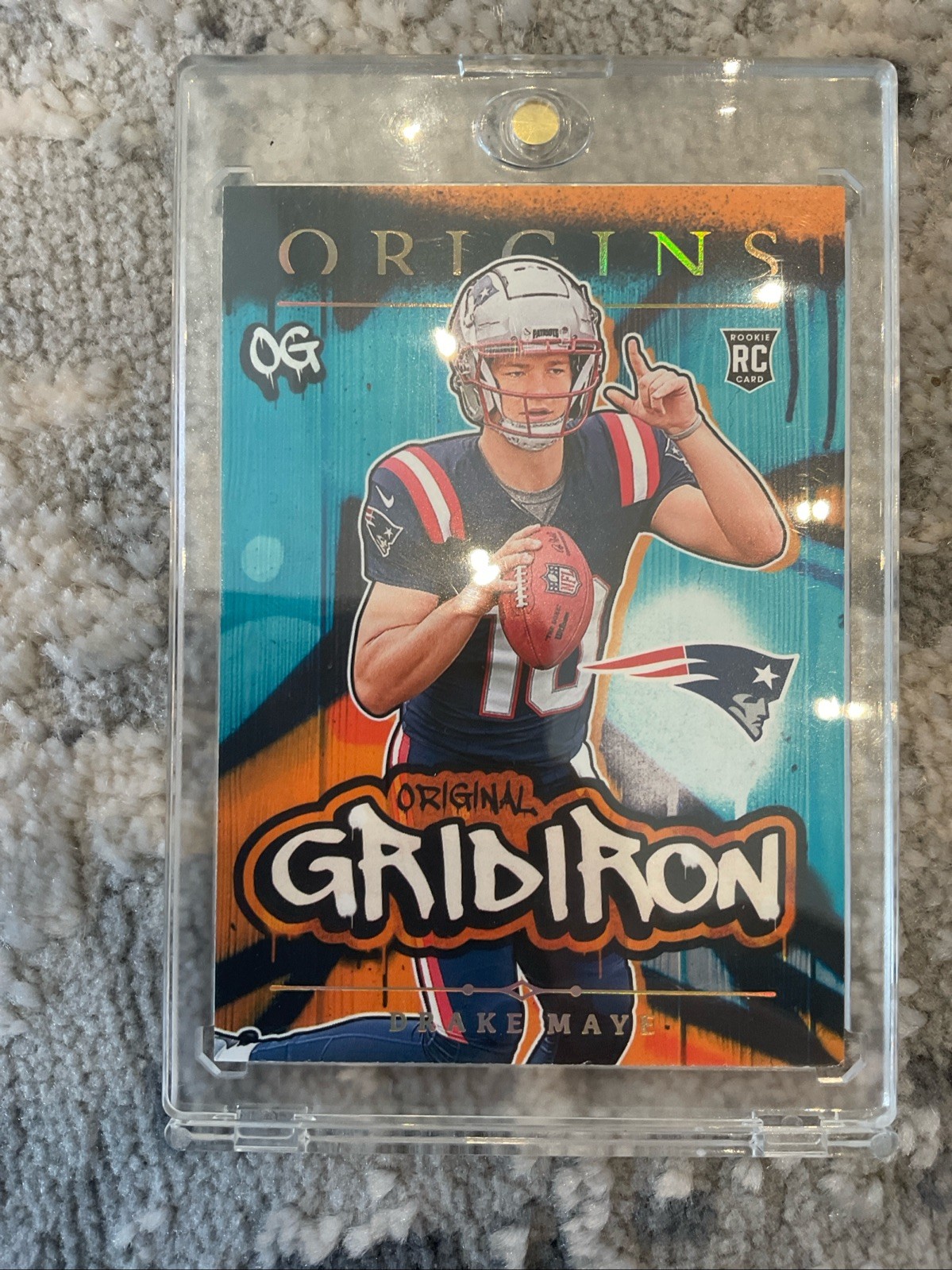 2024 Panini Origins Drake Maye RC Original Gridiron #12 New England Patriots