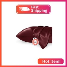 Bedsure King Size Satin Pillowcase Set of 2 - Valentine Pillow Cases for Hair an