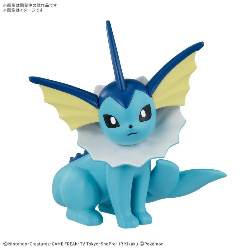 BANDAI Pokemon Plamo Collection Quick Vaporeon Model Kit JAPAN OFFICIAL