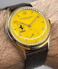 😍 [OTTIME CONDIZIONI] Orologio Girard Perregaux anni 50 RICONDIZIONATO quadrante Ferrari 37mm Vintage P