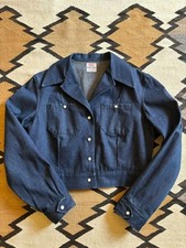 1950s LEVIS DENIM FAMILY Western snap indigo denim jean jacket dead stock