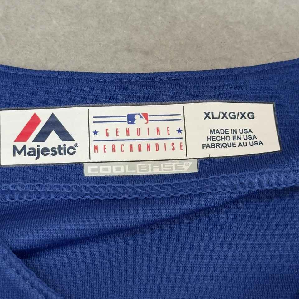 Los Angeles Dodgers Jersey Mens XL MLB Baseball Kershaw 22 Majestic Cool Base - Image 4 of 4