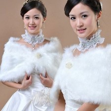 Bridal Shawl for Wedding Dress Wrap Women Faux Shrug Stole Cape