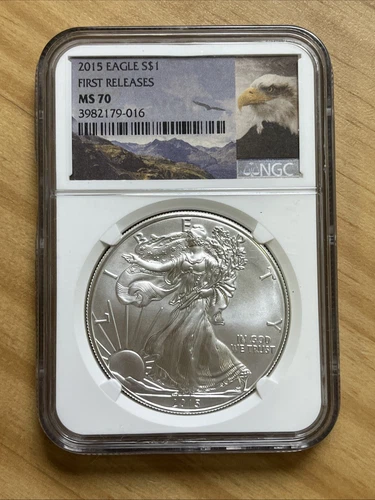 2015 $1 American Silver Eagle NGC MS70