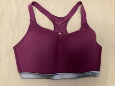 Victoria  s Secret Sports Bra 34DDD Incredible Lightweight Max Wine Hooking