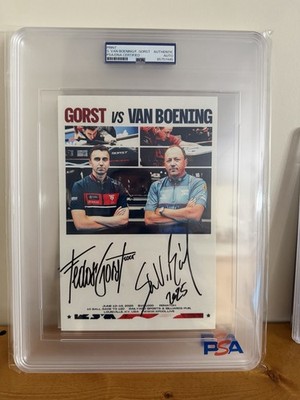  FEDOR GORST SHANE VAN BOENING Dual AUTO PSA Sealed SLABBED Photo PSA/DNA Pool