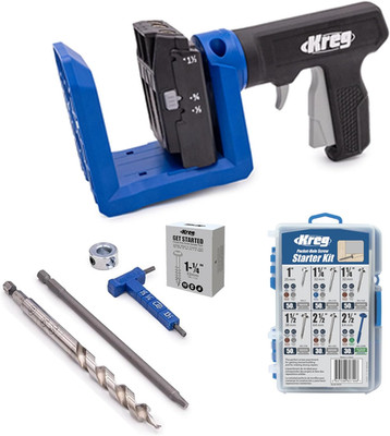 Kreg Pocket-Hole Jig 520PRO - Easy Clamp, 360 Handle, 260 Screws Included