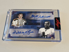 2022 Leaf Art of Hockey MILT SCHMIDT WILLIE O'REE auto Purple 3/4 Boston Bruins