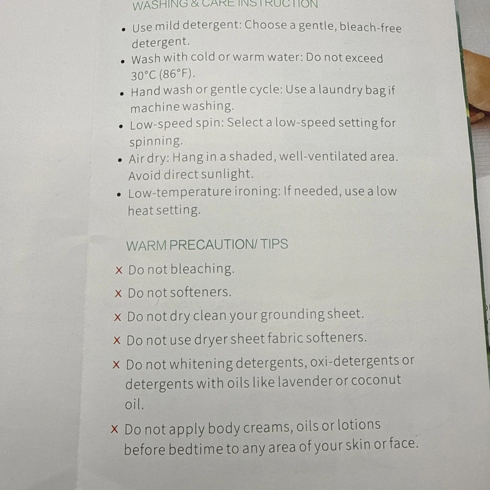 Fitted Grounding Sheets, 20% Silver + Organic Bamboo, Silky Soft MADE IN USA - Image 4 of 4