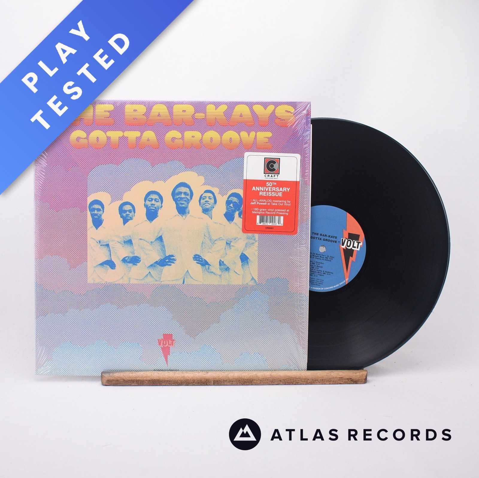 Bar-Kays Gotta Groove 180G 50Th Anniversary LP Album Vinyl Record - EX/EX