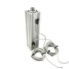 SMC NCDQ2A50-200DCZ-A73HZ Compact Pneumatic Cylinder w/ Sensors 50mm Bore