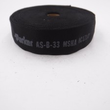 50' AS-B-33 Parker Partek Nylon Hose Sleeve Black 1.81" ID
